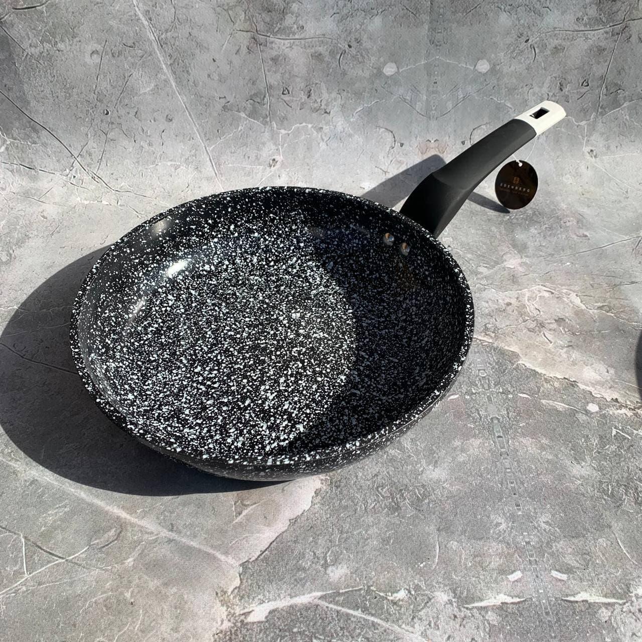 Сковорода з гранітним антипригарним покриттям Edenberg EB-9154 без кришки 24 см Сковорода з гранітним антипригарним покриттям Edenberg EB-9154 без кришки 24 см