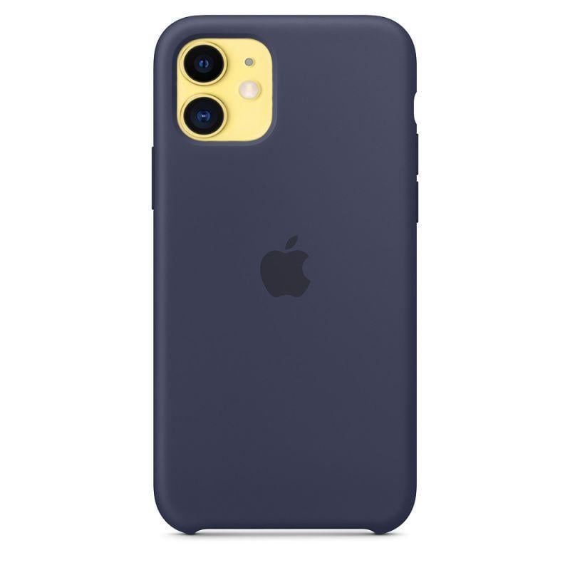 Силіконовий чохол накладка Apple Silicone Case for iPhone 11, Midnight Blue (HC) (A) - фото 3