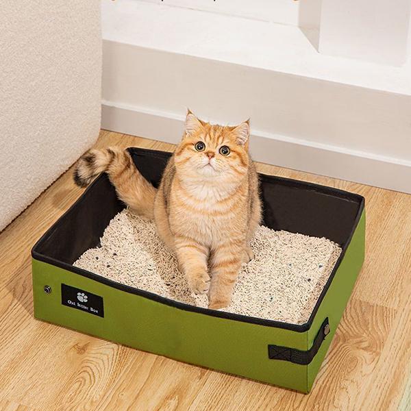 Туалет для кошек дорожный J00073 45х35х13 см - фото 8 Туалет для кошек дорожный J00073 45х35х13 см - фото 8