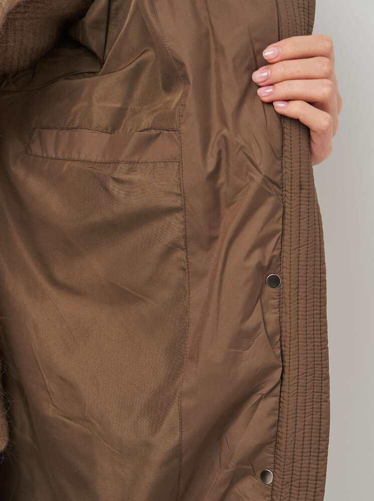 Пальто женское Lusskiri 9620x701 3XL Коричневый (192897-3) - фото 5