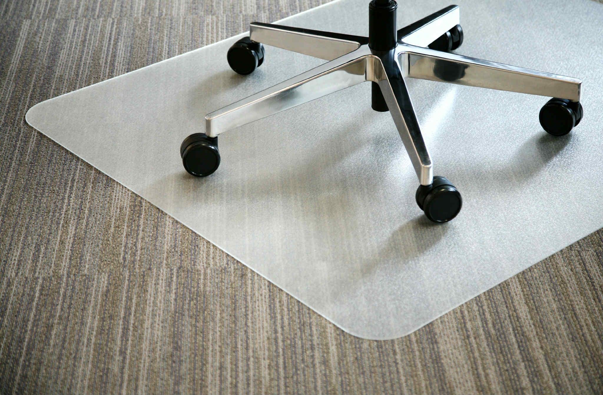 Коврик защитный под офисные стулья Termoizol толщина 2 мм 98х120 см