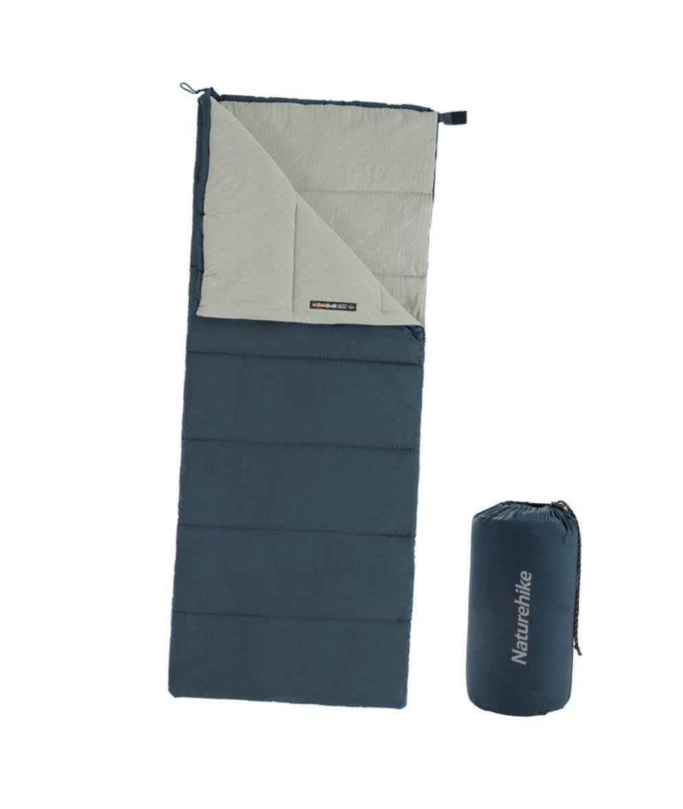 Спальник Naturehike F150 правый 190 см Темно-голубой (NH22MSD05)