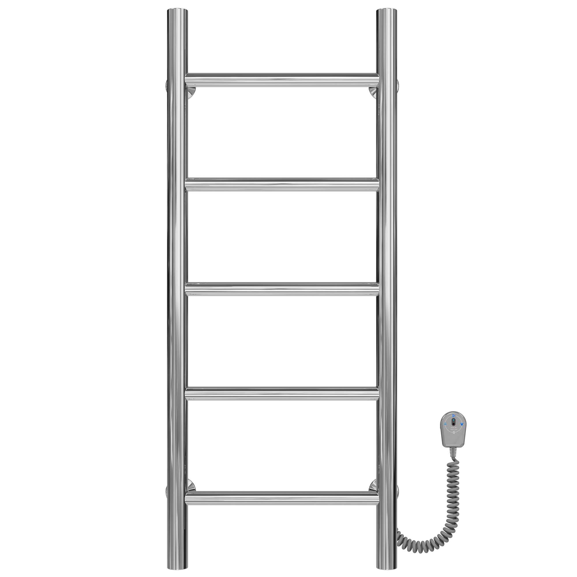 Полотенцесушитель электрический Deffi Орион П5 EF16 правое подключение нержавеющая сталь 200х800 мм Хром (C.OR.80.20.5.ECR5)