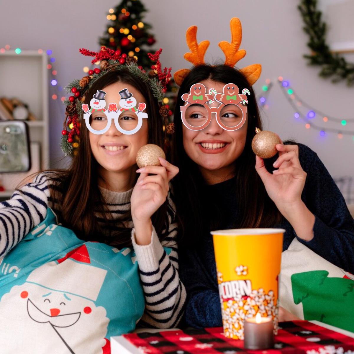 Фотобутафория новогодняя Очки 9 шт. Разноцветный (201410) - фото 3 Фотобутафория новогодняя Очки 9 шт. Разноцветный (201410) - фото 3