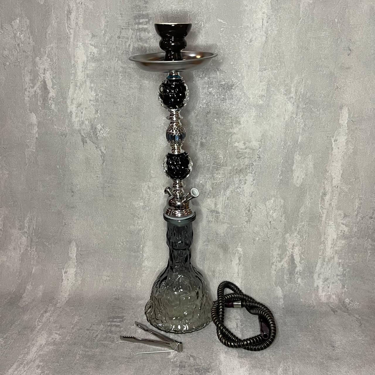 Кальян средний на 1 трубку B-35 50 см Черный (350657)