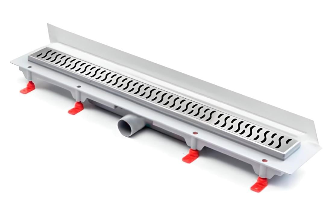 Канал душовий МСН вертикальний фланець/решітка Гармонія/сухий сифон DN40 мм 65x850 мм (CH-850HN3) - фото 1 Канал душовий МСН вертикальний фланець/решітка Гармонія/сухий сифон DN40 мм 65x850 мм (CH-850HN3) - фото 1