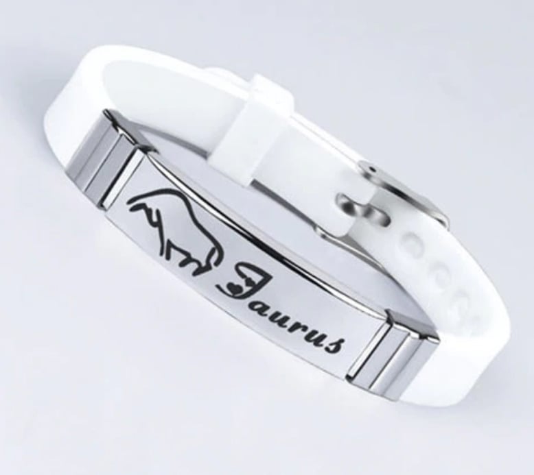 Браслет силиконовый Primo Zodiac Taurus White (1131364803)