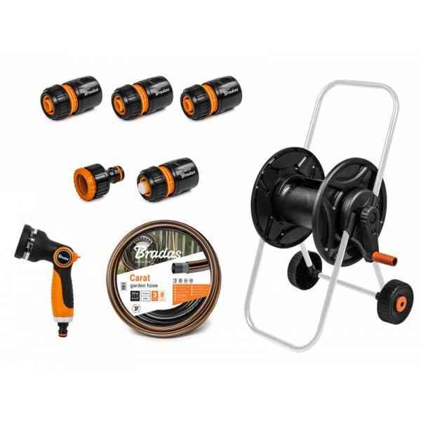 Візок для шлангу Bradas Line 1/2" 20 м Black (ECO-AG26020SET1) Візок для шлангу Bradas Line 1/2" 20 м Black (ECO-AG26020SET1)