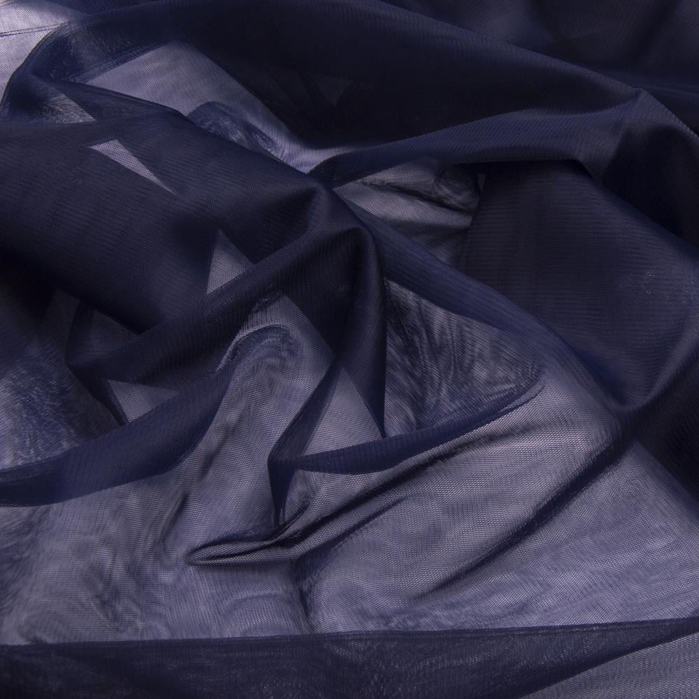 Тканина фатин V-H51 євро 3,0 м Темно-синій (23700) - фото 2 Тканина фатин V-H51 євро 3,0 м Темно-синій (23700) - фото 2