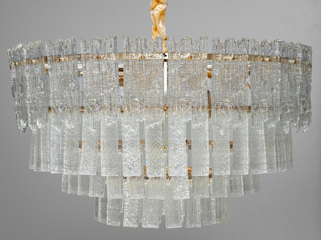 Люстра-подвес со стеклянными лепестками 303-550SG (2437588278)