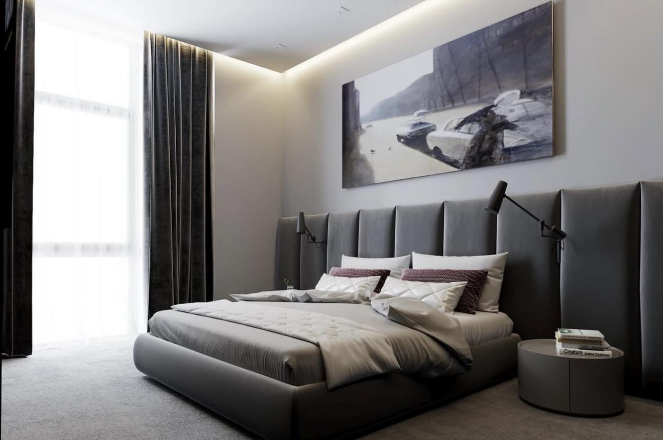 Кровать Wall Panels под матрас 180х200 см (WP9) - фото 2 Кровать Wall Panels под матрас 180х200 см (WP9) - фото 2