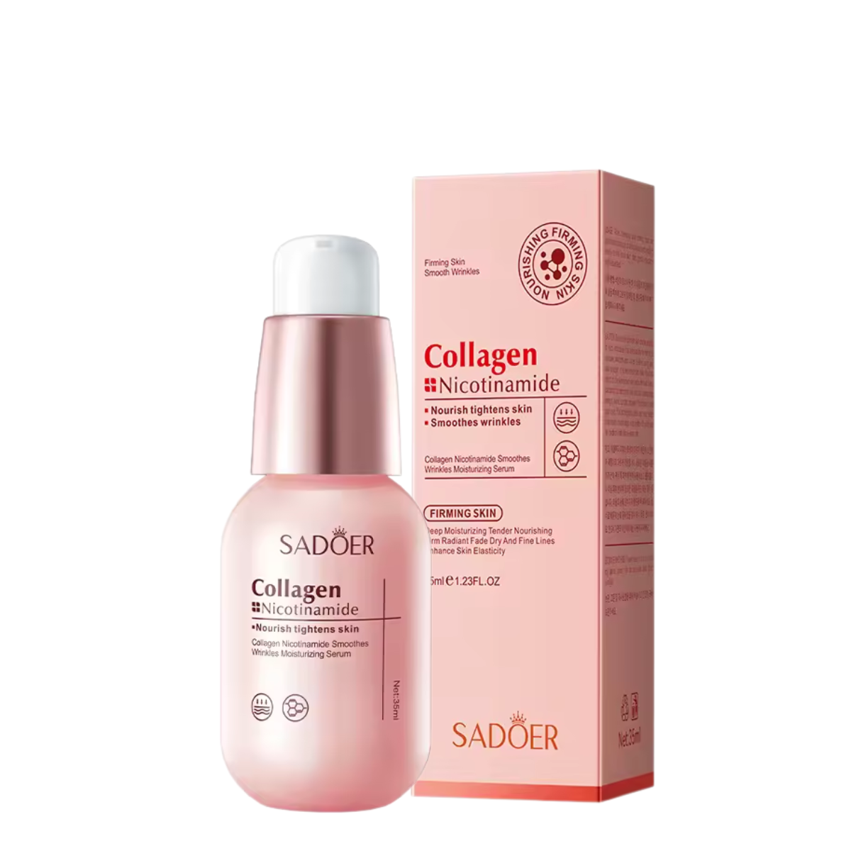 Сыворотка для лица Sadoer Collagen Nicotinamide Serum против морщин 35 мл (3157713483) Сыворотка для лица Sadoer Collagen Nicotinamide Serum против морщин 35 мл (3157713483)