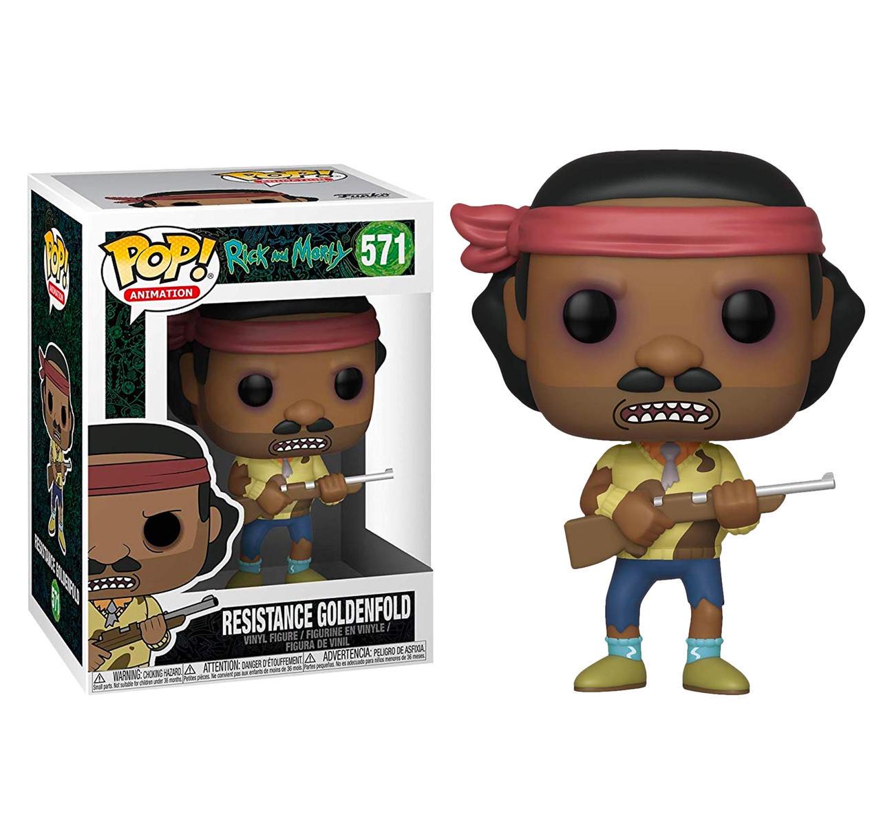 Фігурка Funko Pop Рік і Морті Містер Голденфольд Resistance Goldenfold 10 см RM RG 571