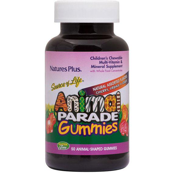 Витаминно-минеральный комплекс Nature's Plus Animal Parade 50 Gummies Cherry/Orange/Grape (NTP29958)