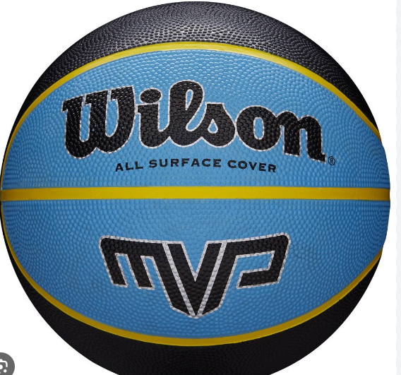 Баскетбольний м'яч Wilson MVP 275 size 5 Black/Blue (37521839)