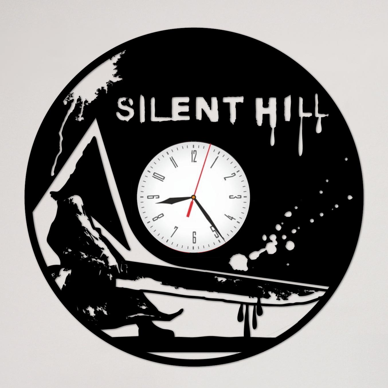 Часы настенные Silent Hill 2246 из виниловой пластинки