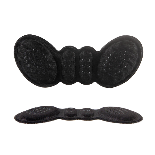 Пяткодержатели-бабочки вкладыши для реставрации задника обуви от мозолей и натираний 3 мм Черный (R1889)