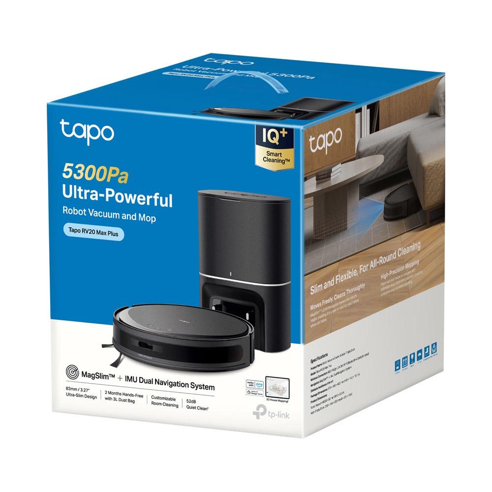 Робот-пылесос TP-Link Tapo RV20 Max Plus 2600 мАч Черный (26074836) - фото 9