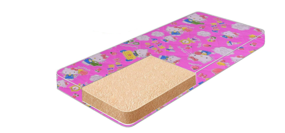 Матрас детский поролон-поликетон Homefort Малютка 3 Kitty 111233 Розовый (28584773)