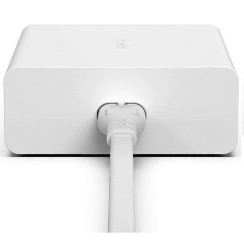 Зарядное устройство сетевое Belkin 108W 2хUSB-С GAN PD PPS/2хUSB-A Белый (WCH010VFWH) - фото 3