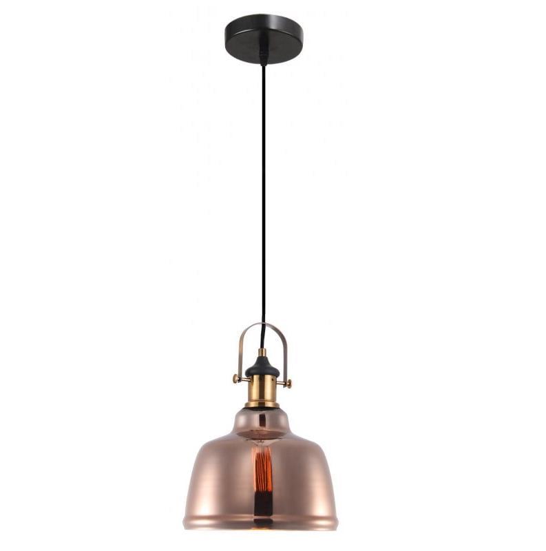 Світильник стельовий одинарний GTV MUSCARI 2 II 3787 AC220-240V 50/60Hz E27 IP20 22,5 см Бурштиновий (27550242)