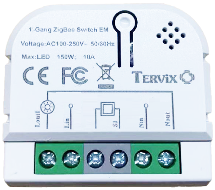 Выключатель умный Tervix Pro Line ZigBee Switch (432121)