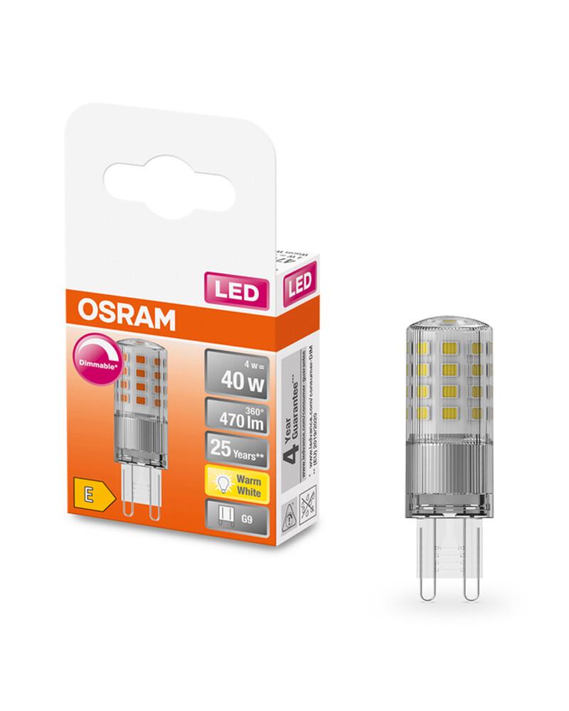 Світлодіодна лампочка Osram 4058075432246 LED PIN40 DIM G9 1x4W 2700K 470Lm IP20 - фото 2 Світлодіодна лампочка Osram 4058075432246 LED PIN40 DIM G9 1x4W 2700K 470Lm IP20 - фото 2