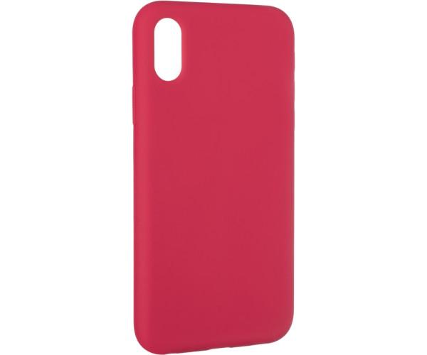 Чехол-накладка Full Soft Case для Apple iPhone X / Xs Бордовый - фото 8