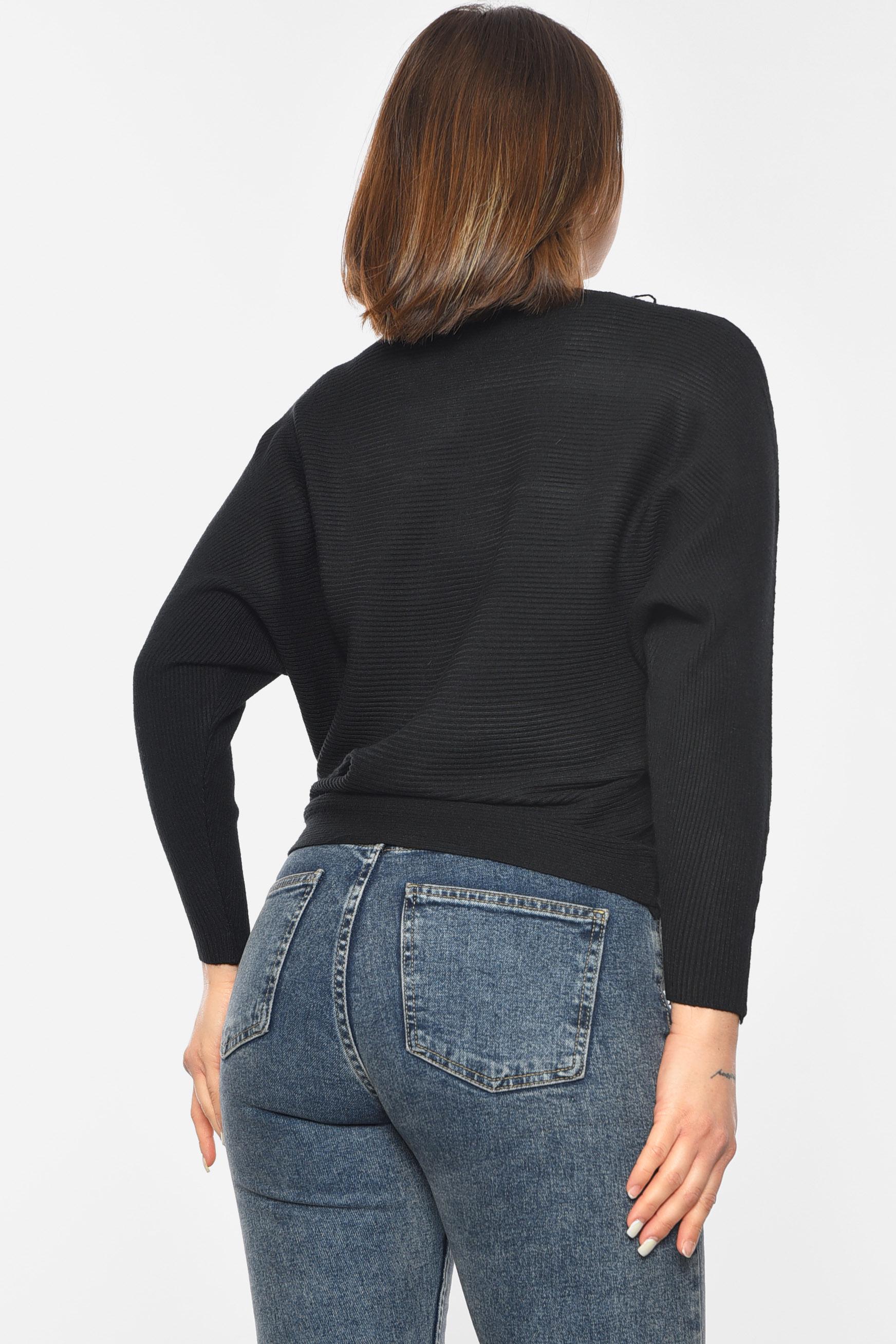 Светр жіночий M-L Чорний (192505) - фото 3