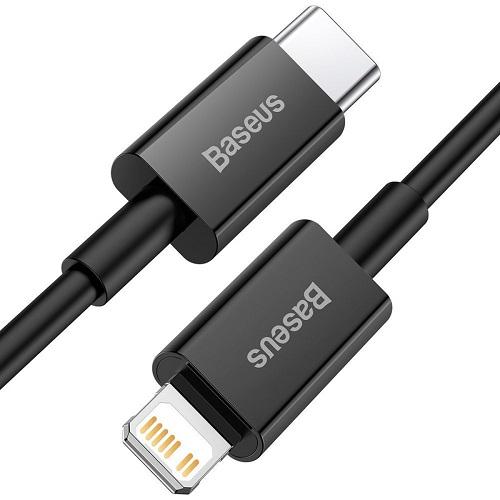 Кабель BASEUS CATLYS-A01 Superior Series USB Type-C Apple Lightning 20 W 1 м Black (554111)