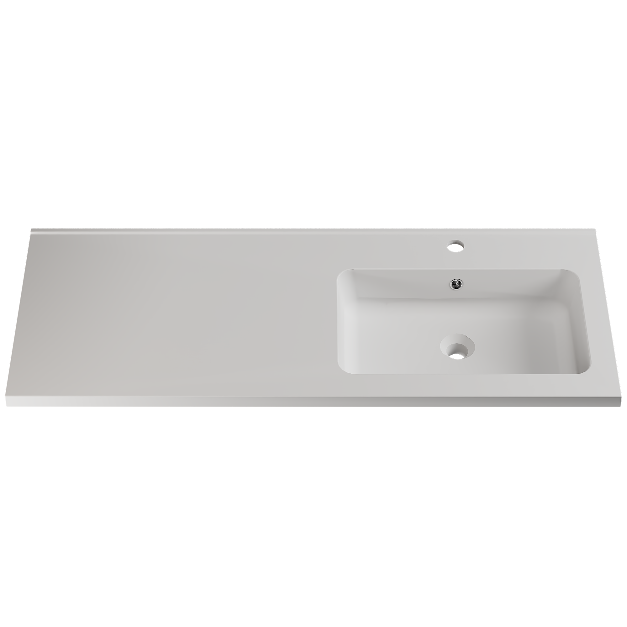 Раковина глянцевая врезная Amidicon Rodeo 120R из литого камня 1200х480 мм