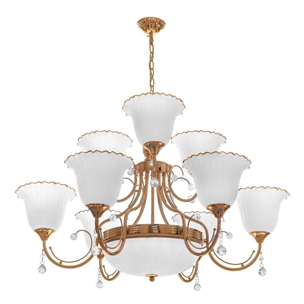 Люстра подвесная классическая Brille BKL-045S/12 E27 FG