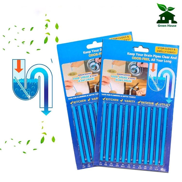 Палочки для чистки канализации Sani Sticks для кухни и ванной 12 шт. (AR004122) - фото 2