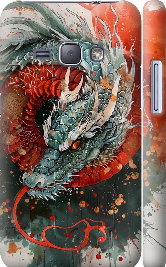 Чехол на Samsung Galaxy J1 (2016) Duos J120H Стихия огня (6101c-262-42517)