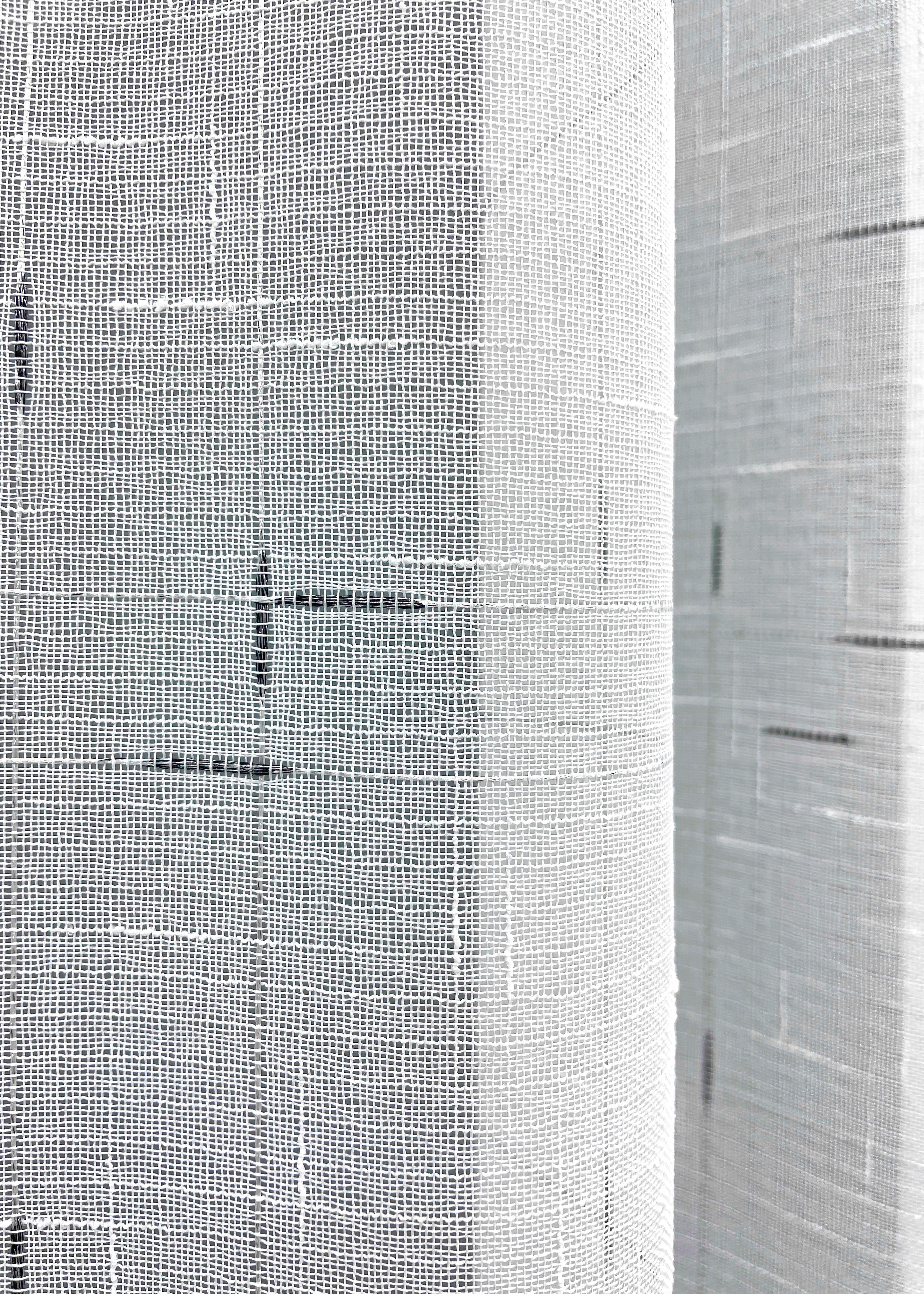 Тюль VR-Textil 1209т Івонна льон 300х250 см Білий/Венге (43-051) - фото 9