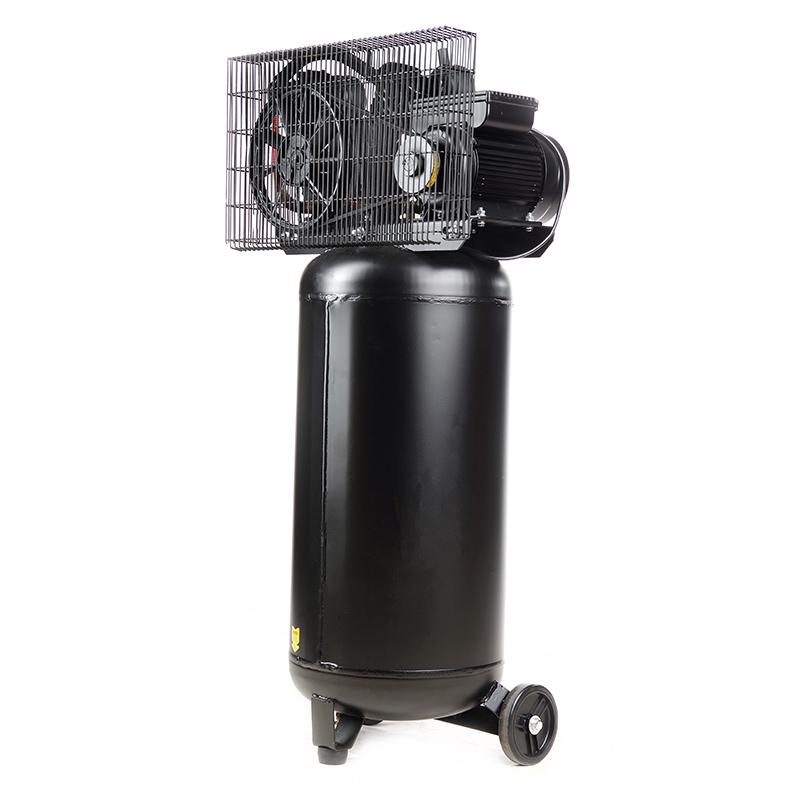 Компрессор Apro двухцилиндровый ременный вертикальный OFBD-100V 8 Бар 2,2 кВт 402 л/мин 100 л 2 крана с маслом 0,5 л (850183) - фото 5