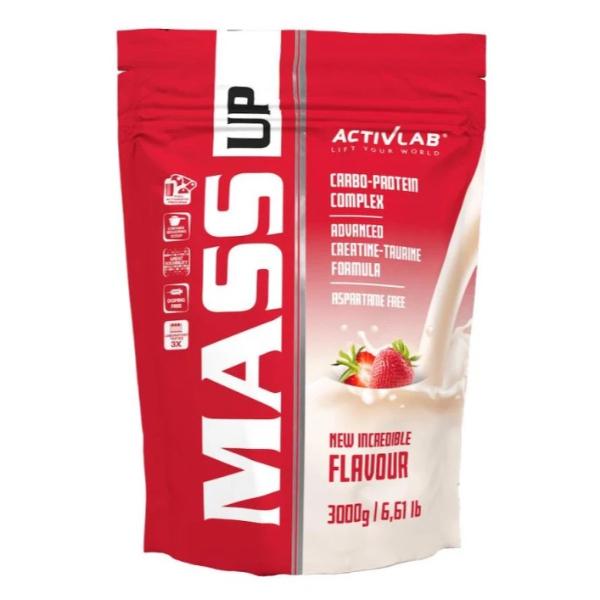 Гейнер ACTIVLAB Mass Up 3000 г/30 servings Strawberry (000024701)