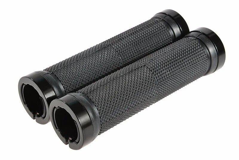 Грипсы велосипедные с замками 130 мм Черный (GR030-1)