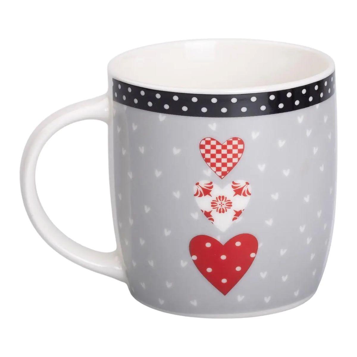 Чашка фарфоровая для чая и кофе 400 мл (RX-N240147R)