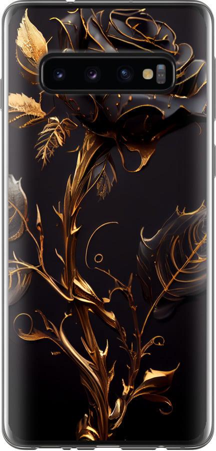 Чехол на Samsung Galaxy S10 Роза 3 (5552t-1640-42517)