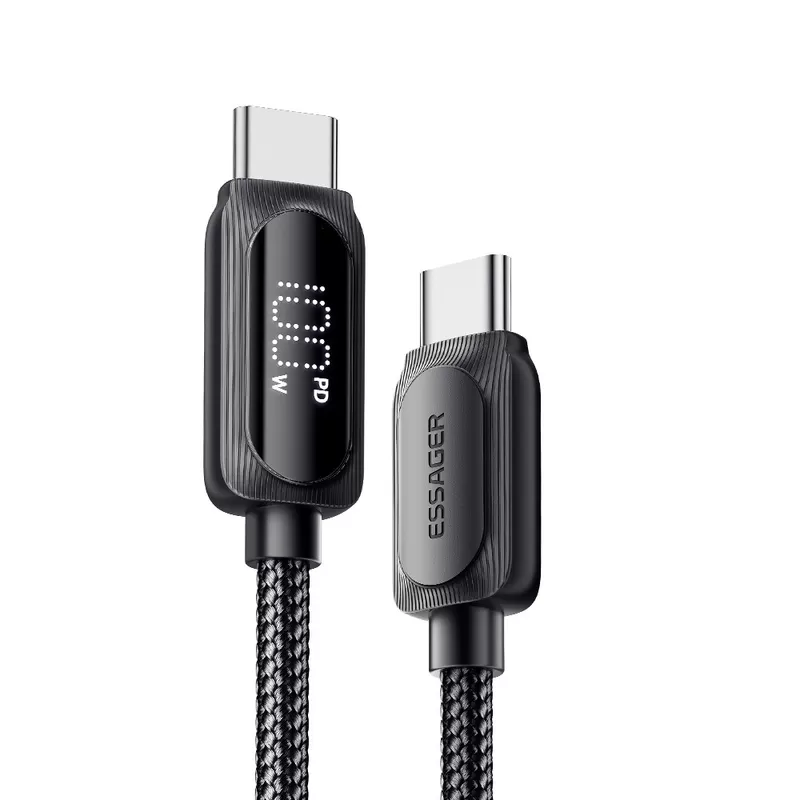 Кабель Essager 100W C-Type C 1 м Черный (EXCTT-XL01-P)