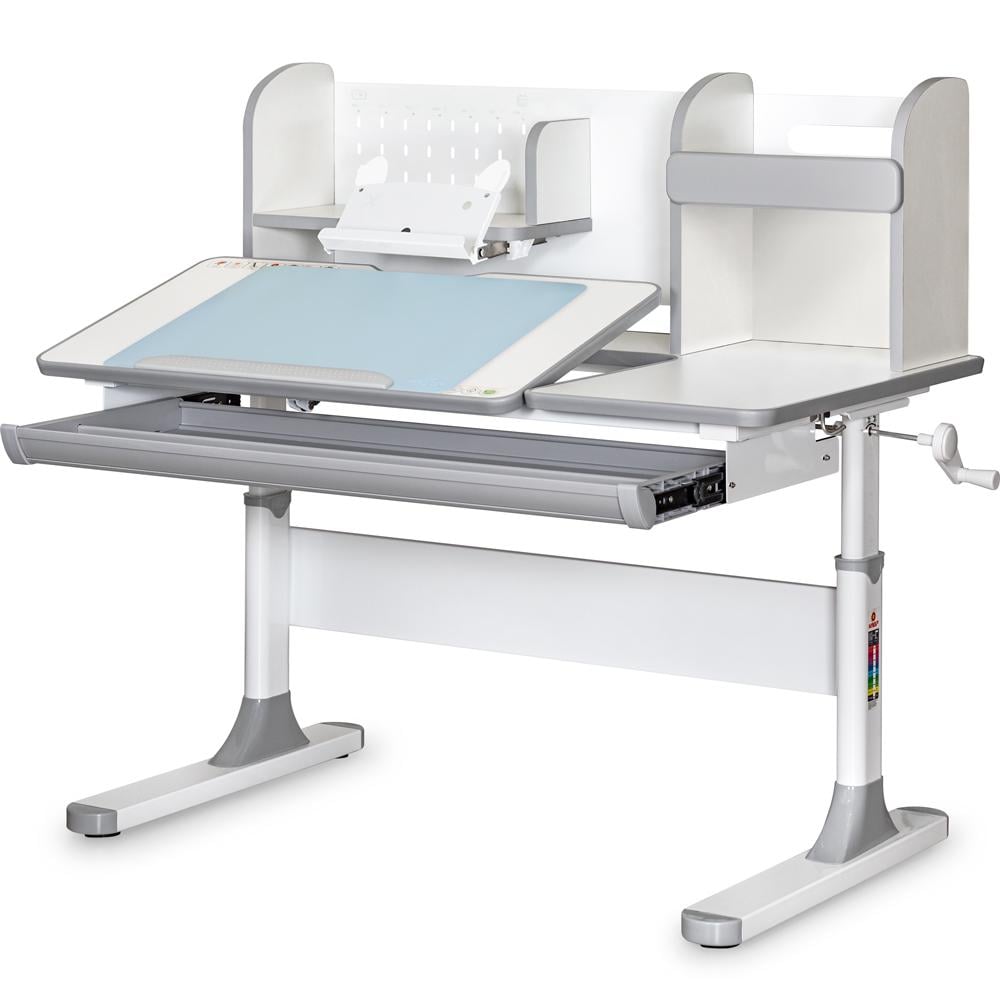 Стол детский Mealux Vancouver Multicolor с полкой (BD-620 W/G MC с полкой)