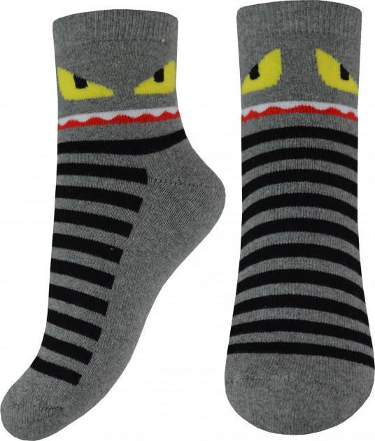 Шкарпетки дитячі махрові Легка хода 9249 р. 22-24 Сірий меланж (64683)