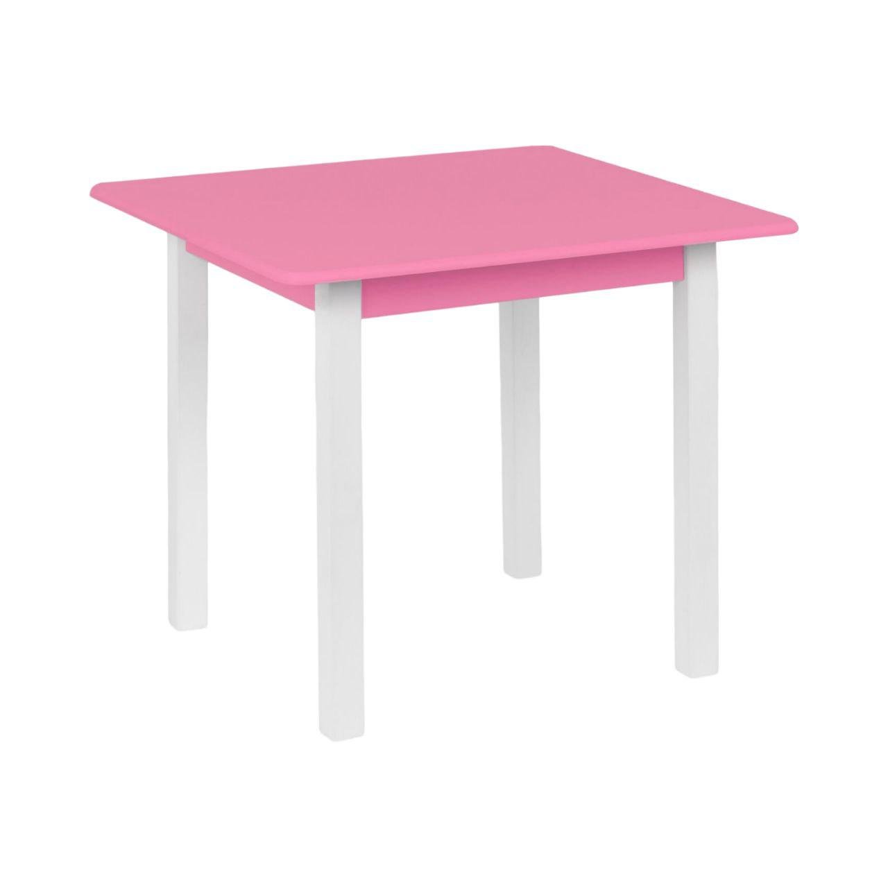 Стол игровой Игруша квадратный 60x60 см высота 52 см Розовый (24624834) - фото 1