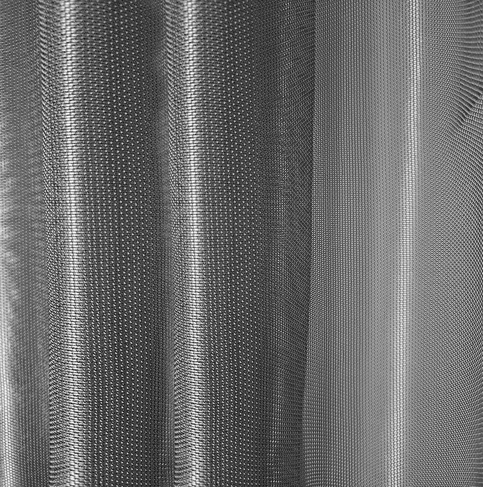 Комплект тюлів Pivdenne на кухню 140х170 см 2 шт. і підв'язки сітка чорний (20304-170-2) - фото 2 Комплект тюлів Pivdenne на кухню 140х170 см 2 шт. і підв'язки сітка чорний (20304-170-2) - фото 2