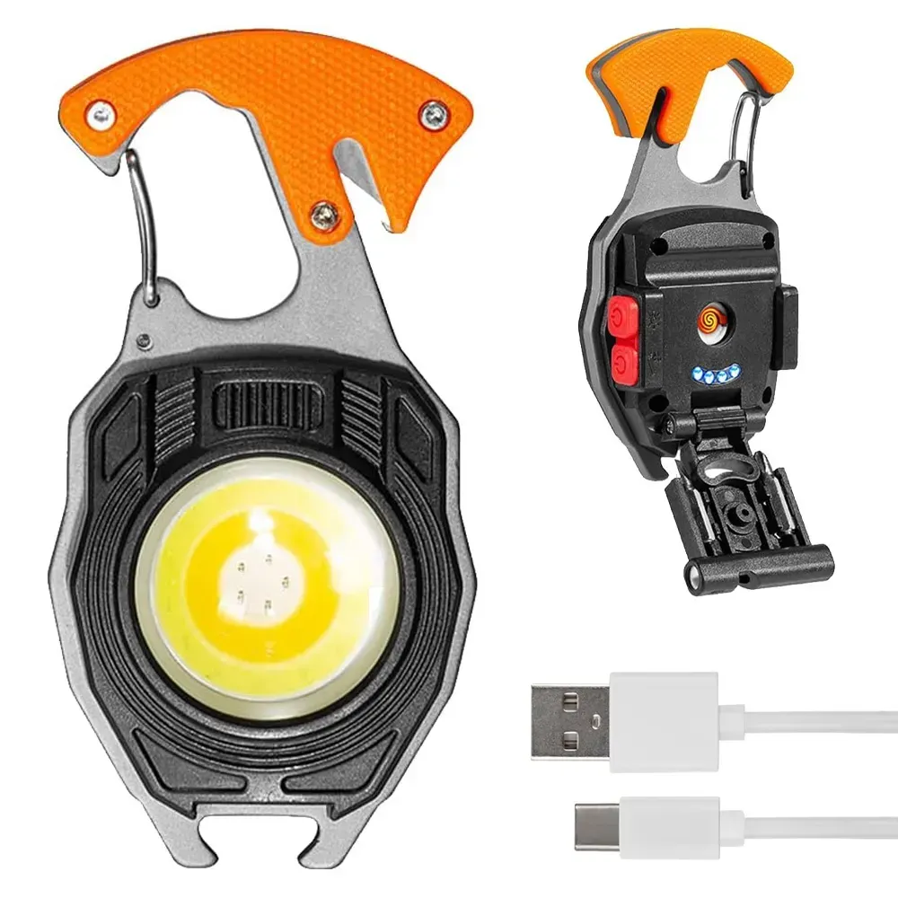 Ліхтарик брелок LED на карабіні W5147 з USB акумуляторний (234570440) - фото 7 Ліхтарик брелок LED на карабіні W5147 з USB акумуляторний (234570440) - фото 7