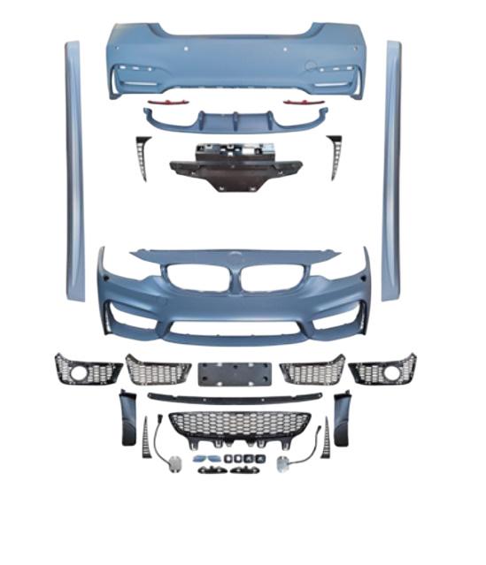 Комплект обвесов GBT F82 M4 для F36 для BMW 4 серия F32/F33/F36 2012-2020 гг. алюминий/пластик под покраску (147054)
