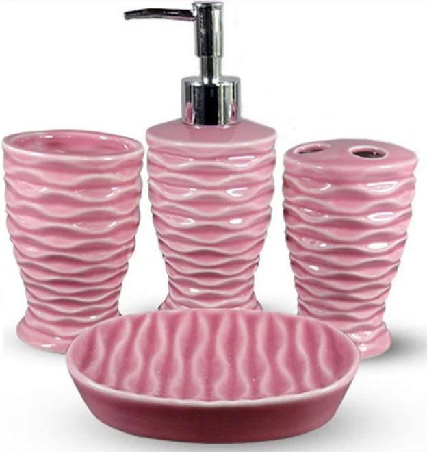 Набор аксессуаров для ванной комнаты керамический SNT Классический (MSN-888-142)