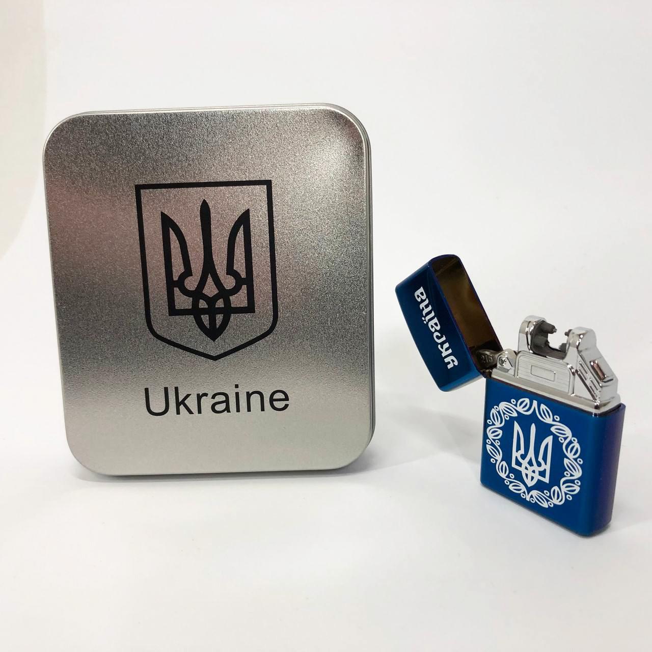 Зажигалка дуговая электроимпульсная зажигалка USB металлическая коробка Синий (HL-447) - фото 6 Зажигалка дуговая электроимпульсная зажигалка USB металлическая коробка Синий (HL-447) - фото 6