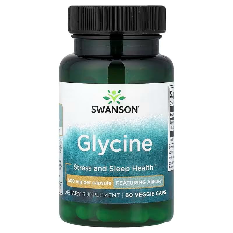 Гліцин Swanson Glycine 500 mg 60 caps